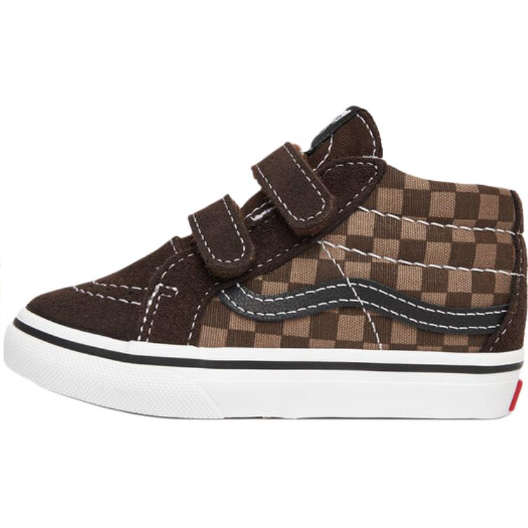 Vans SK8 Mid top Toddler Shoes Brown Infant And Toddler