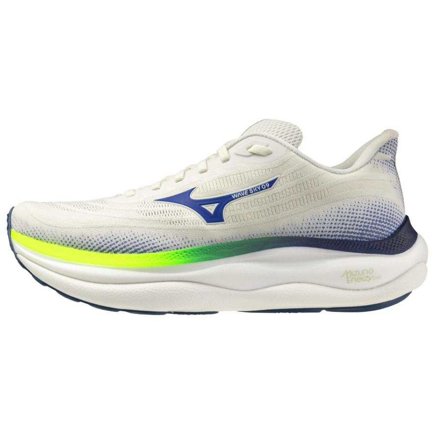 Mizuno WAVE SKY 9 Breathable Rebound Casual Running Shoes Men's Gray White