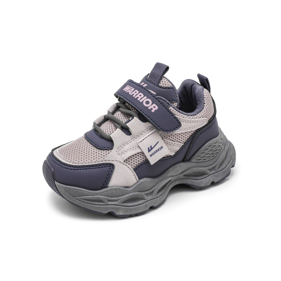 Warrior Girls' Shoes Synthetic Leather Lightweight Cushioning Slip Resistant Low top Casual Shoes Kids'