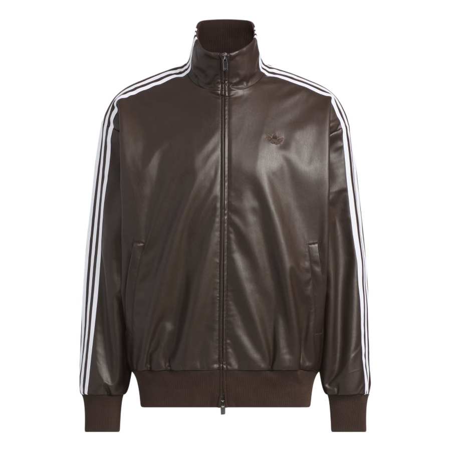 Adidas Originals 3 Stripes Pleather Track Top Jacket Unisex