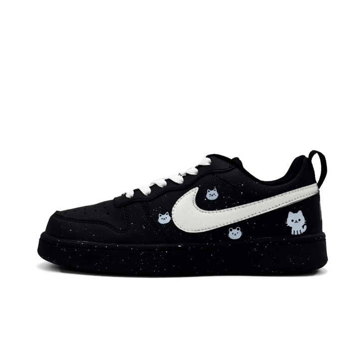 Nike Nike Court Borough Ink Black Star Cat Synthetic Leather