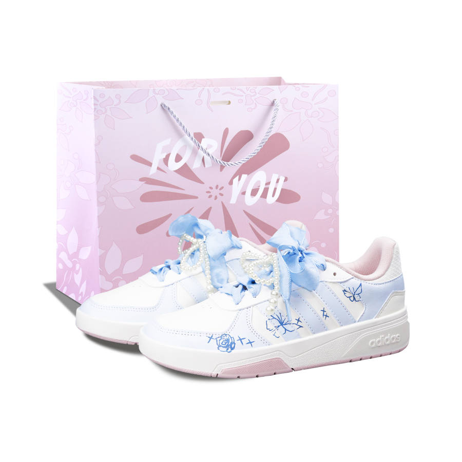 Adidas Adidas COURTBEAT Abrasion Resistant Slip Resistant Low top Skateboard Shoes Women's Box Included