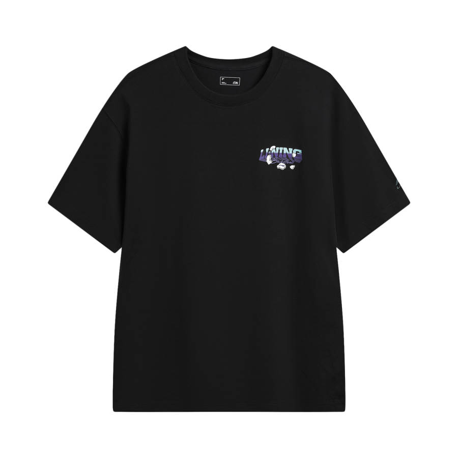 Li-Ning Li Ning Sports Life Collection T Shirt Unisex Black