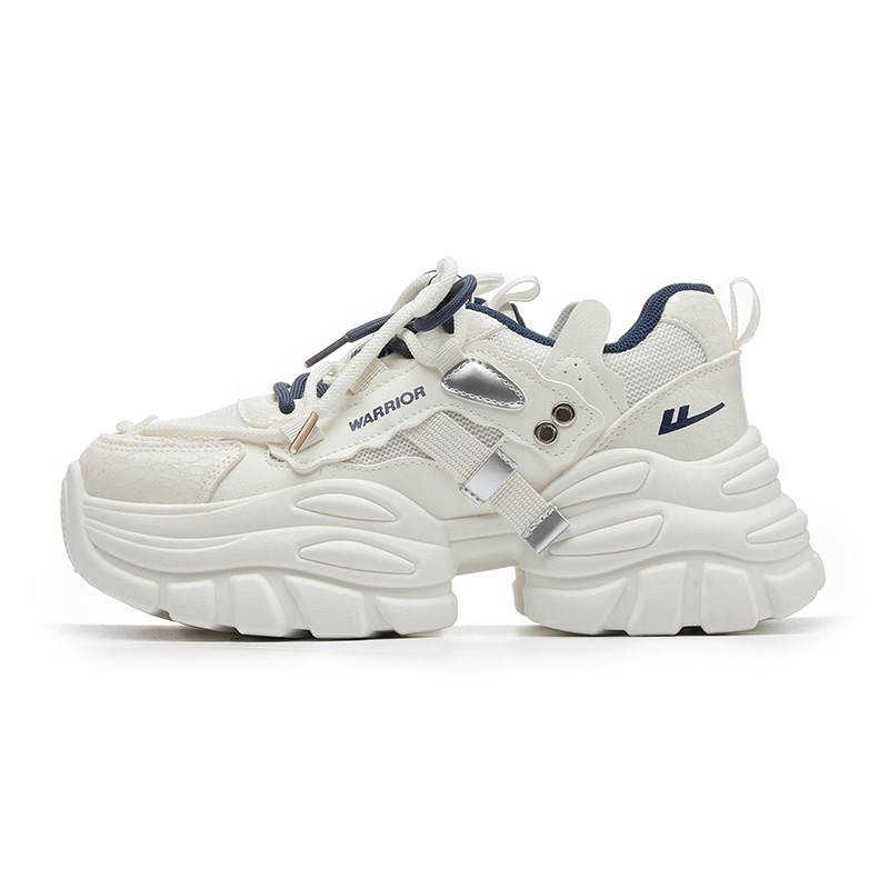 Warrior Abrasion Resistant Lightweight Height Increasing Low top Chunky Sneakers Women's