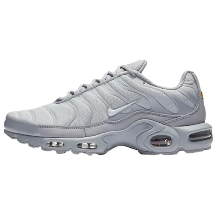Nike Nike Air Max Plus Breathable Support Abrasion Resistant Casual Running Shoes Men's Gray