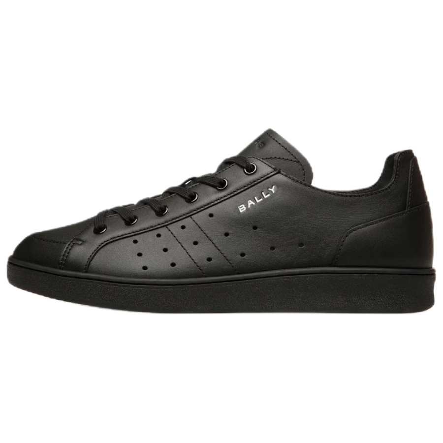 BALLY Tennis Low top Skateboard Shoes Men's Black