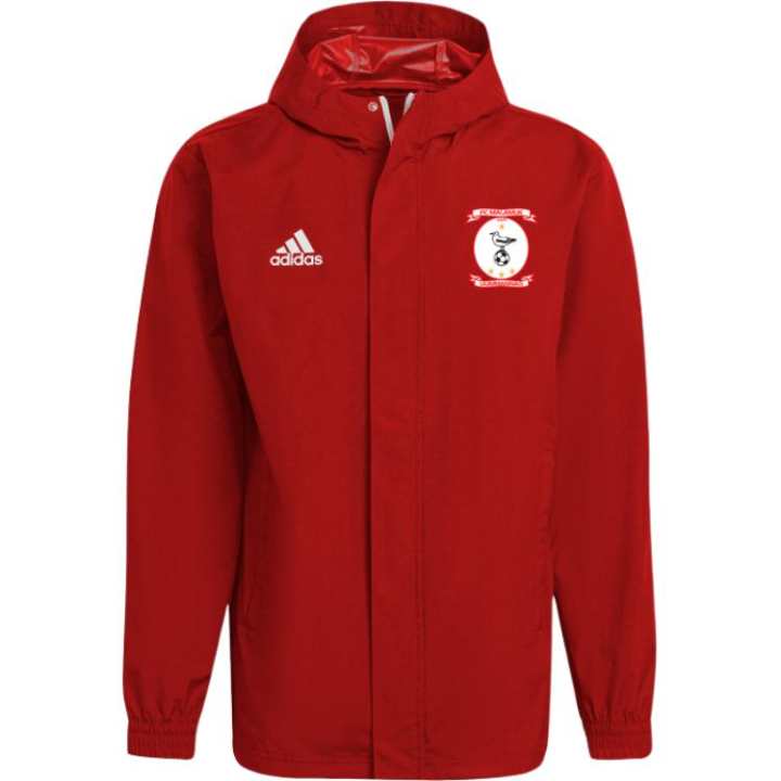 Adidas Adidas Jackets Men's Red Hooded Moderate Other