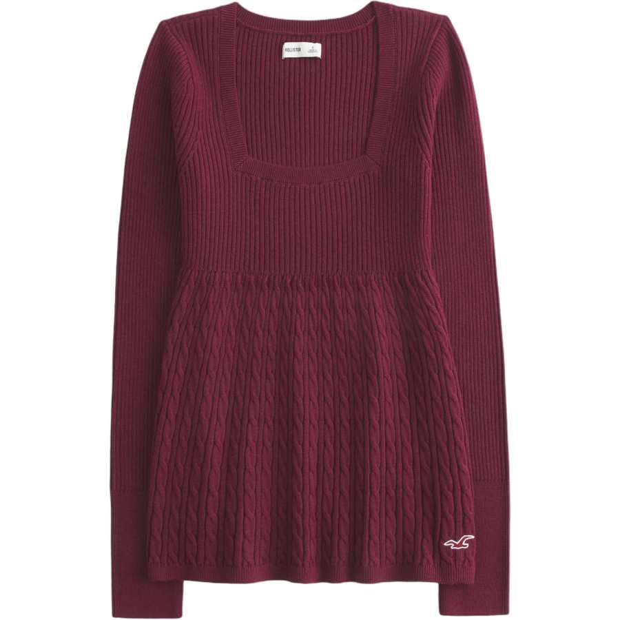 Hollister/ Sweaters Women's Red Square Collar Moderate Other