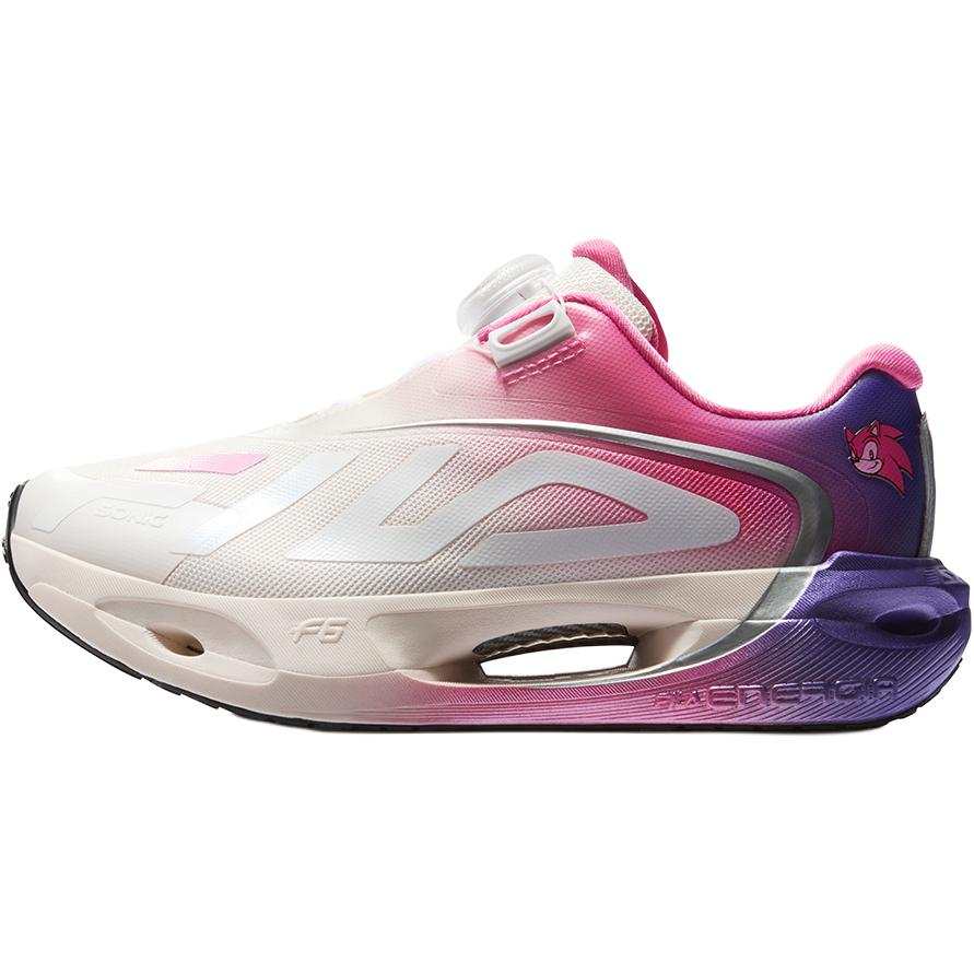FILA KIDS SONIC x FILA KIDS SPEED 6 Rebound Support Rebound Support Low top Running Shoes Soft Spring Pink/Ultraviolet Kids'