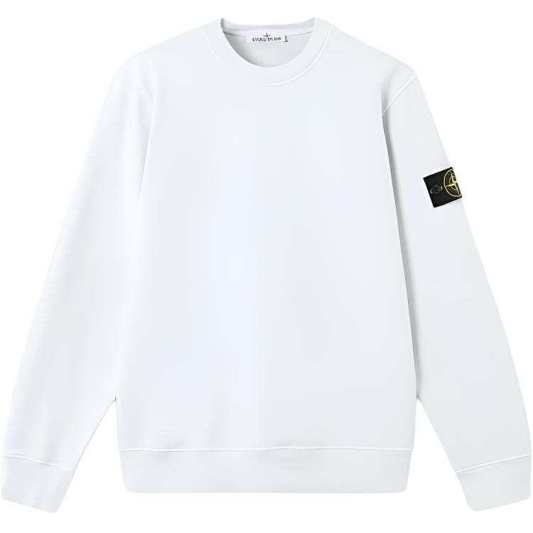 STONE ISLAND Stone Island logo-patch sweatshirt