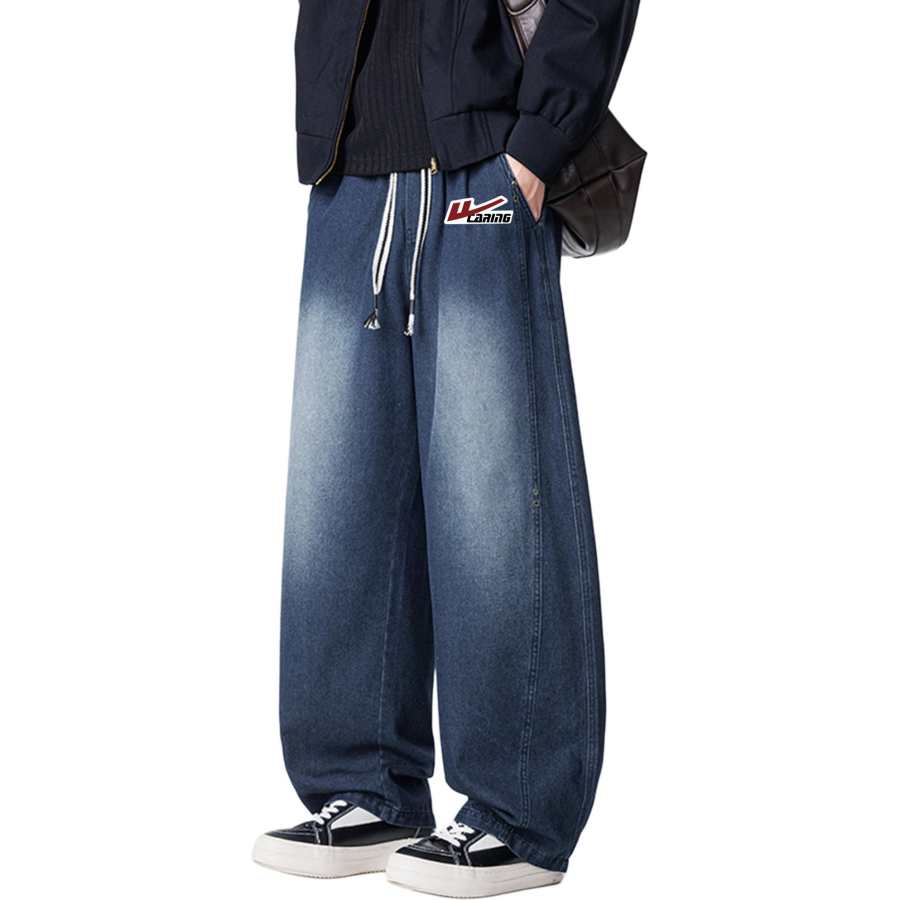 WARRIOR WARRIOR Knitted Sweatpants Unisex Moderate Straight Fit Pants
