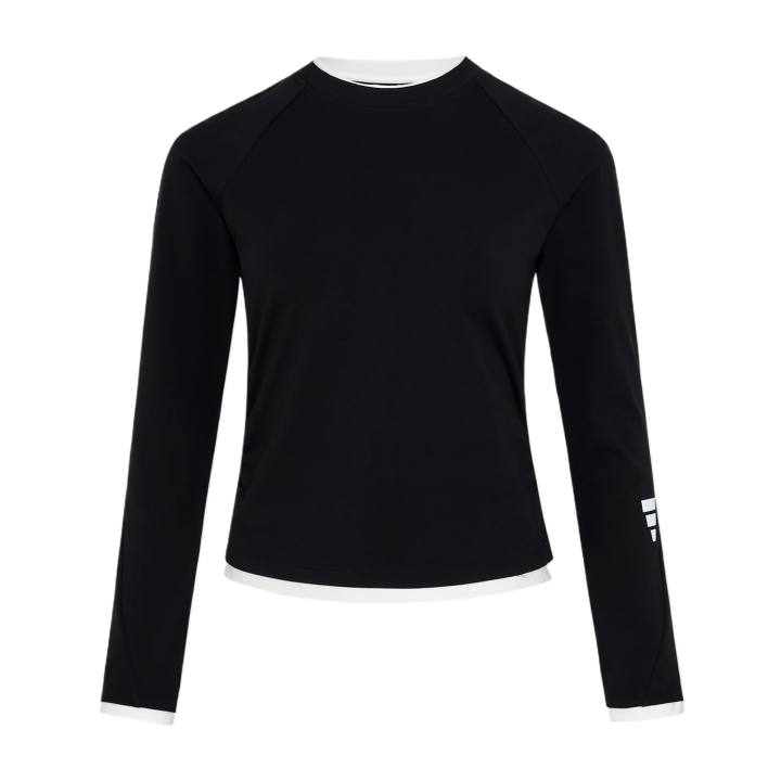 Adidas Adidas FOS T Shirts Women's Black Crew Neck Moderate