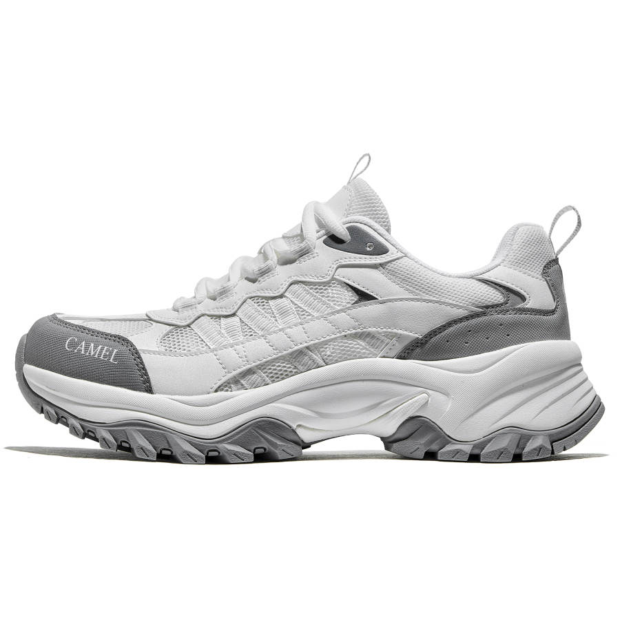 CAMEL Mountaineering & Hiking Shoes Men's Low Top White/Gray, Mud Gray/Black, Gray