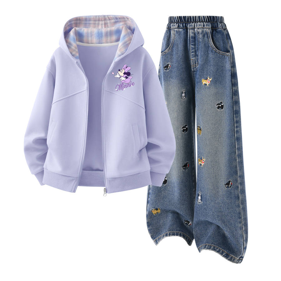Disney Kids Casual Sportswear Crew Neck Moderate