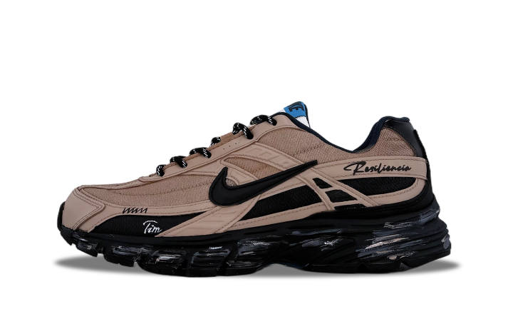 Nike Nike Initiator Gray Rock Leather Coverage Abrasion Resistant Low top Running Shoes Commute Men's Brown
