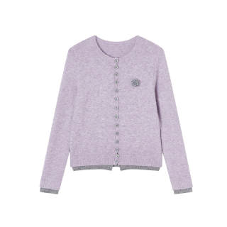 XIANGYING Knitwear Women's Crew Neck Moderate