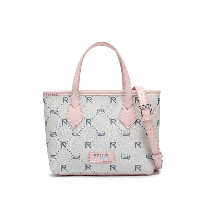 Semir PVC One Shoulder Handbag Regular Women's Pink