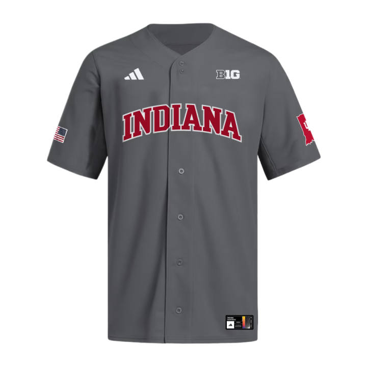 Adidas Adidas Baseball Jerseys Men's Dark Gray V Neck Moderate Straight Fit