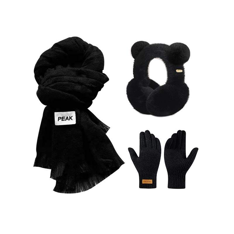 PEAK PEAK Polyester Knit Scarves Unisex
