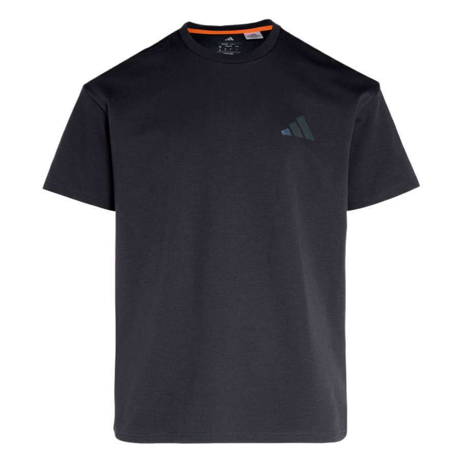 Adidas Adidas XPLORIC T Shirts Men's Carbon Gray Crew Neck Moderate Straight Fit