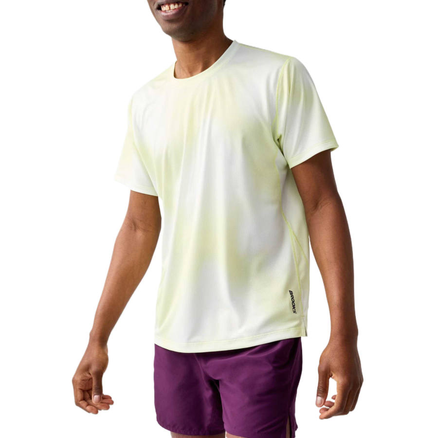 Brooks Brooks Running T Shirts Men's Joyful Glow Moderate