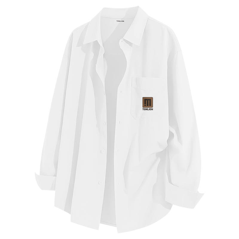 Tonlion Shirts Men's Lapel Moderate Other