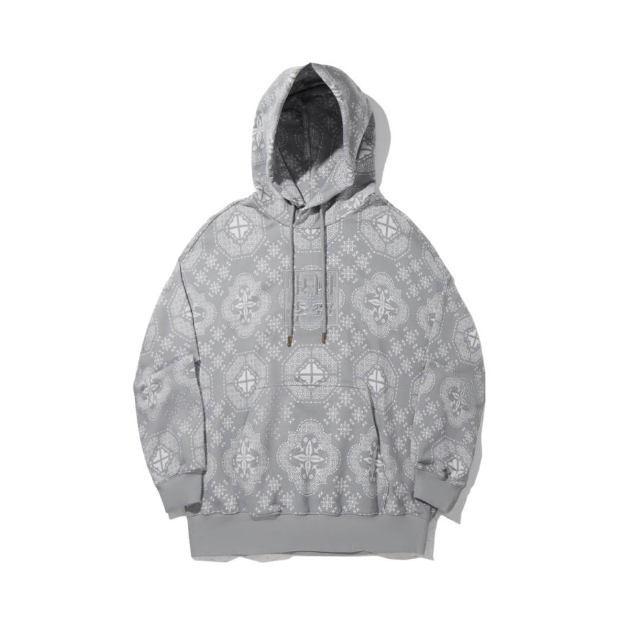 Li-Ning LiNing Sweatshirt Men's Ultimate Gray All Over Print