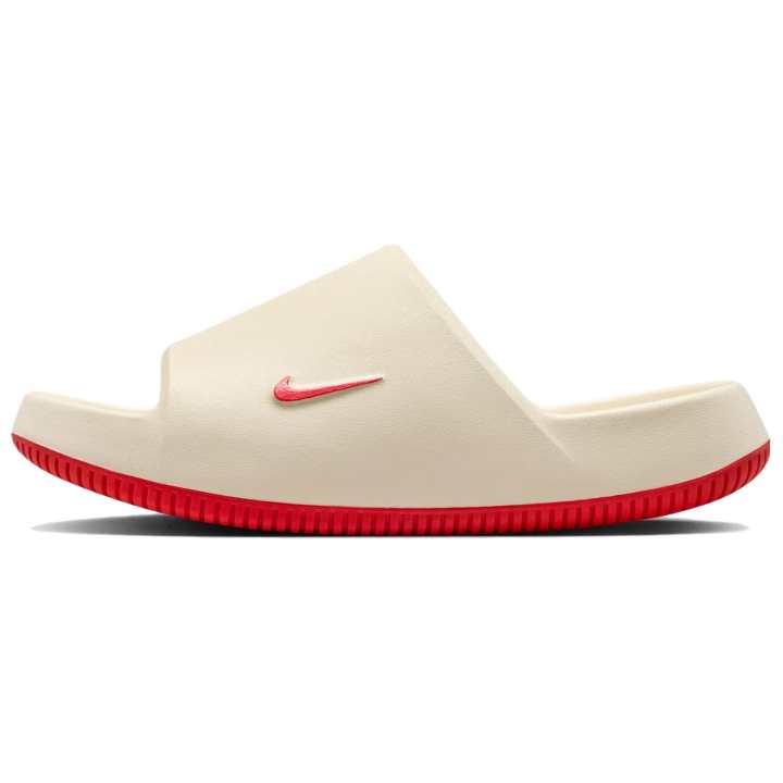 Nike Nike Calm 2.0 Slide Slippers Unisex Beige Red