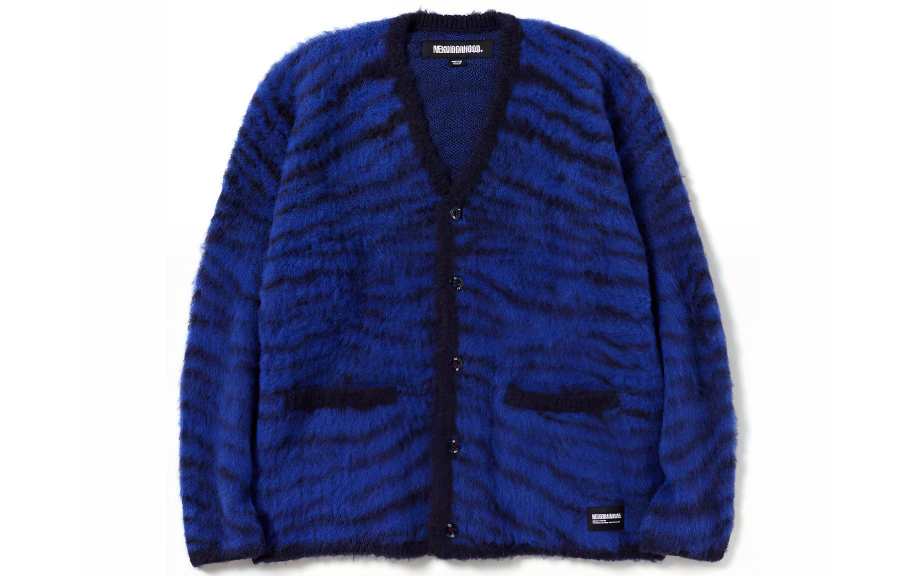 NEIGHBORHOOD Tiger Pattern Mohair Cardigan