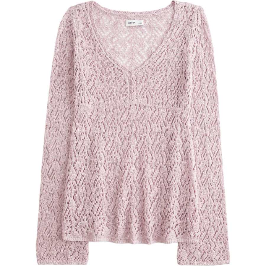 Hollister/ Sweaters Women's Pink V Neck Moderate Other