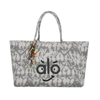 Alo Yoga Cotton Handbag, Shoulder Bag Women's Gray