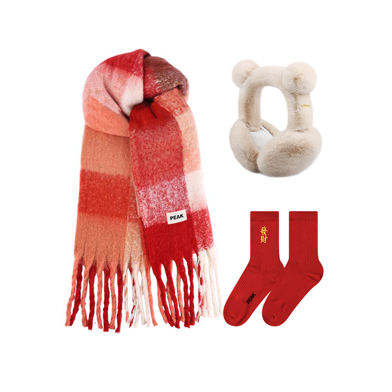 PEAK PEAK Polyester Knit Scarves Unisex