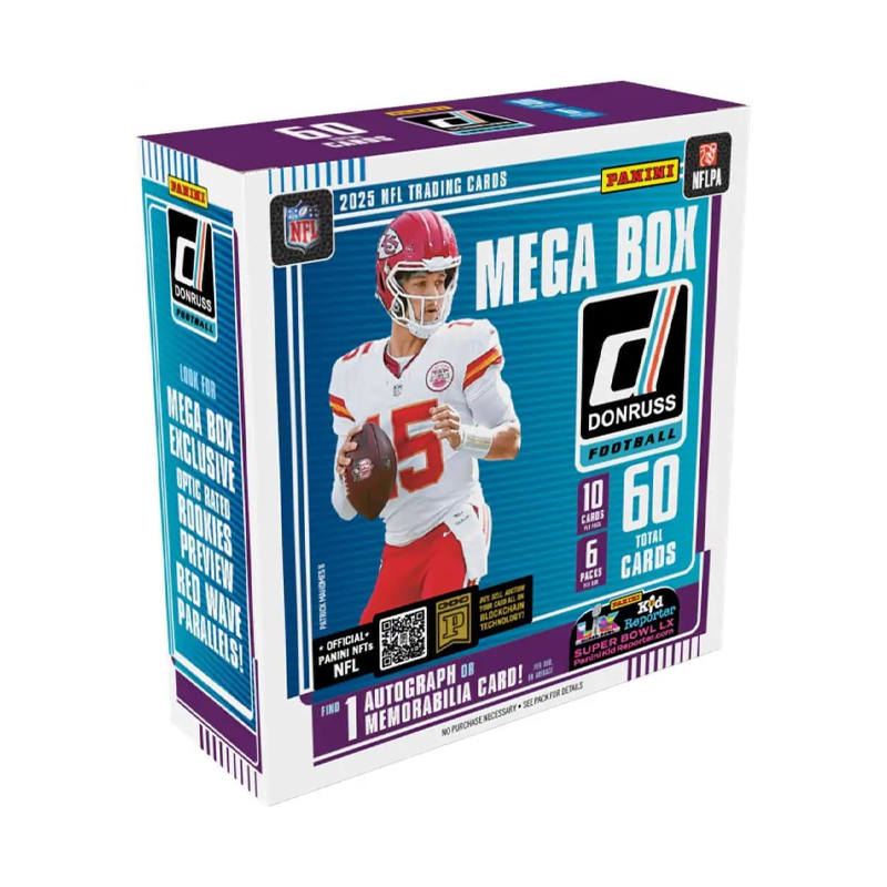 PANINI 2025 Football Rugby NFL Donruss FB Giant Collector's Box Sports Cards Whole Box