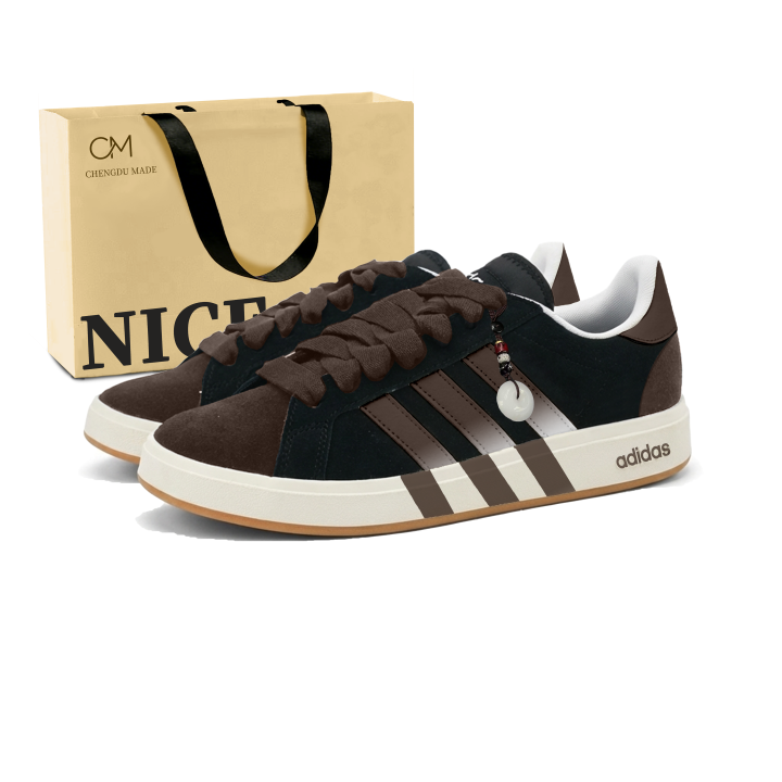 Adidas Adidas Agarwood Suede Thermal Coverage Slip Resistant Low top Skateboard Shoes Unisex