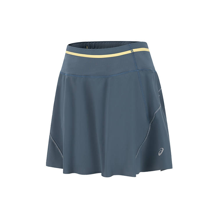 ASICS Casual Short Skirts Women's Gray Blue Moderate Short