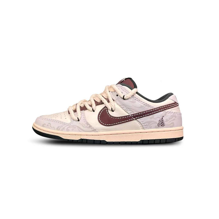 Nike Nike Dunk Tower Rabbit Creative Abrasion Resistant Abrasion Resistant Low top Skateboard Shoes Men's Brown White