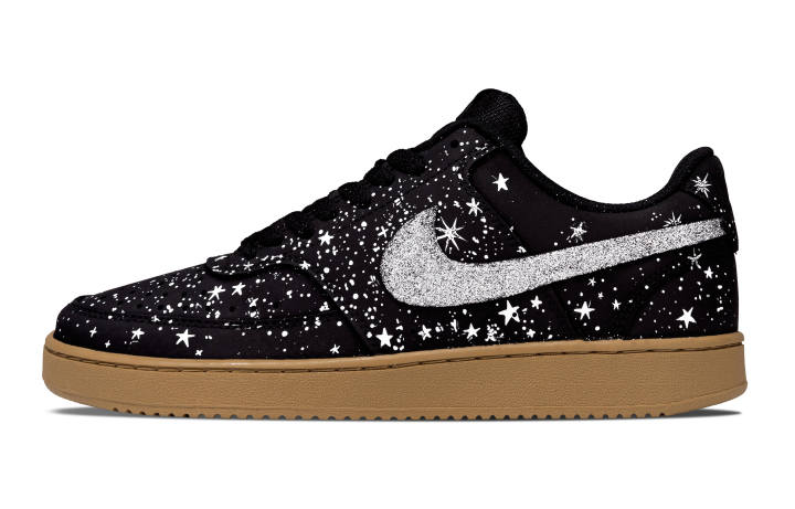 Nike Nike Court Vision Galaxy Fragment Synthetic Leather Abrasion Resistant Slip Resistant Abrasion Resistant Slip Resistant