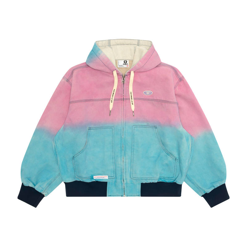 Aape Aape dip-dye hooded jacket