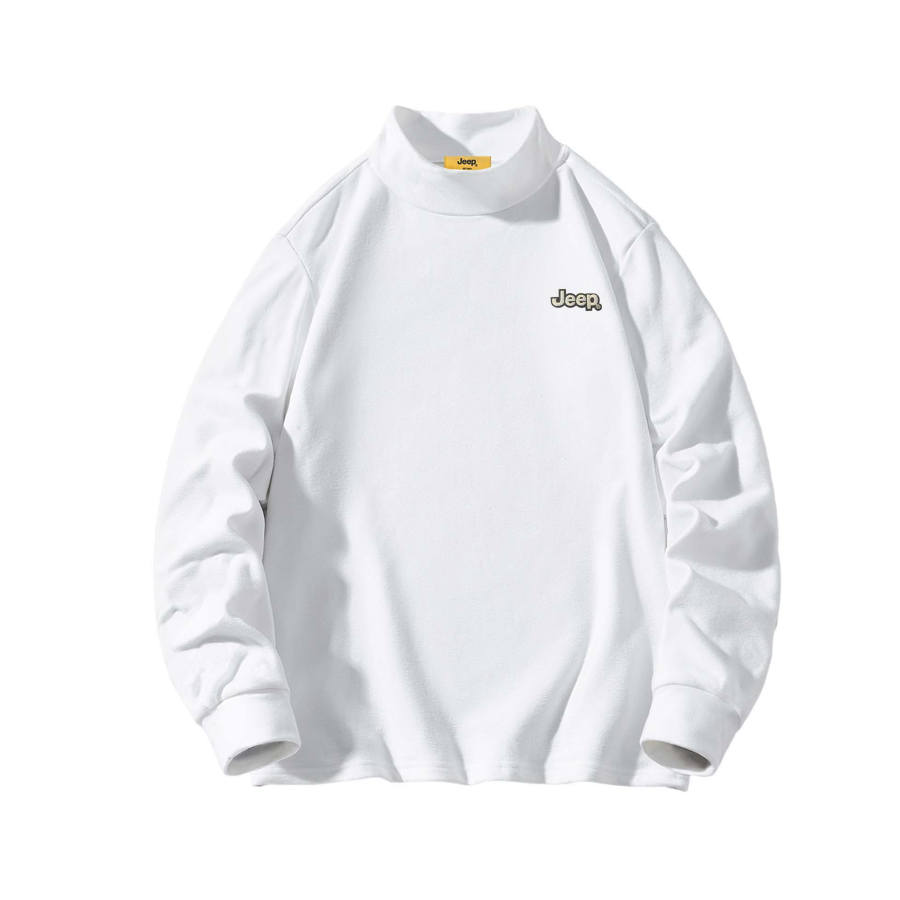 Jeep T Shirts Unisex Half Turtleneck Moderate Straight Fit