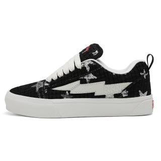 FZFA Lightning Storm Fabric Low top Skateboard Shoes Unisex