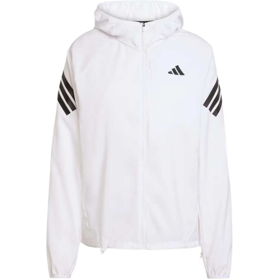 Adidas Adidas Running Jackets Women's White Hooded Moderate Other