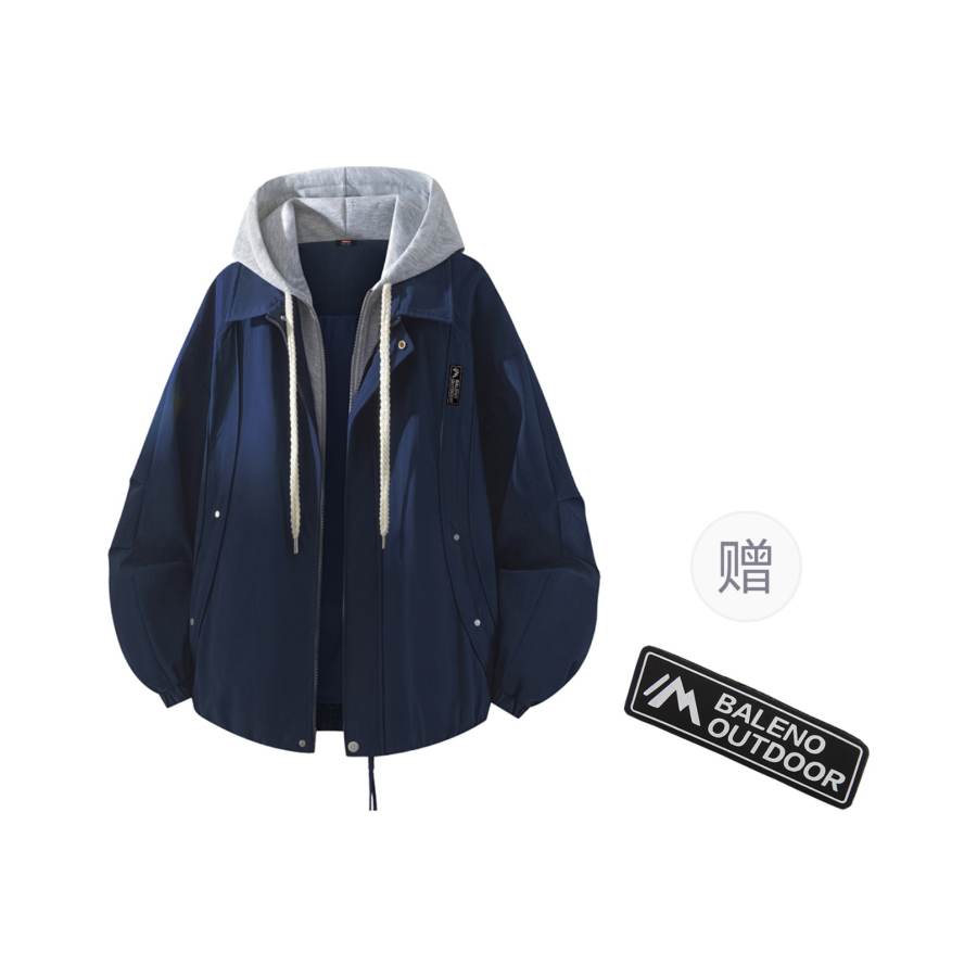 BALENO Jackets Unisex Hooded Moderate Mock Two Piece
