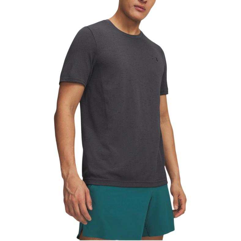 Under Armour T Shirts Men's Gray Crew Neck