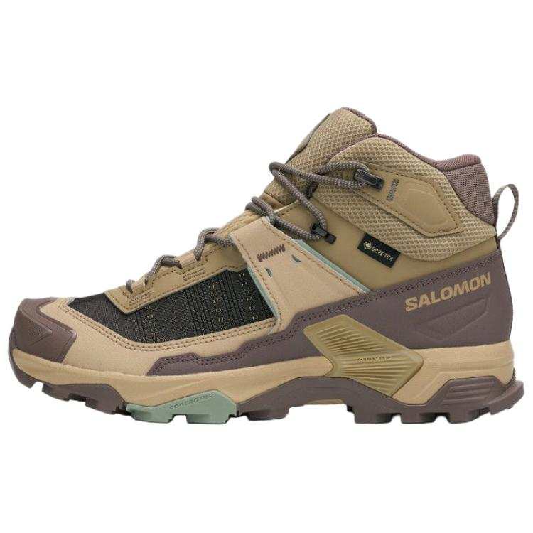 SALOMON X ULTRA 5 Mountaineering Hiking Shoes Women's Brown