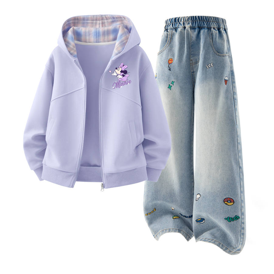 Disney Kids Casual Sportswear Crew Neck Moderate