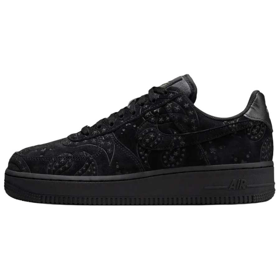 Nike Nike Air Force 1 Slip Resistant Abrasion Resistant Skateboard Shoes Women's Black