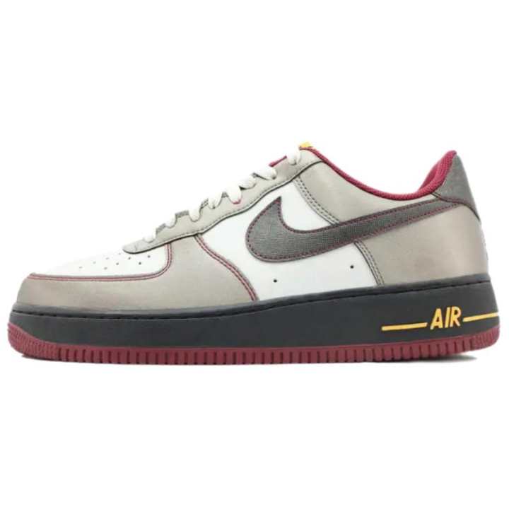 Nike Nike Air Force 1 Low top Skateboard Shoes Unisex Gray White