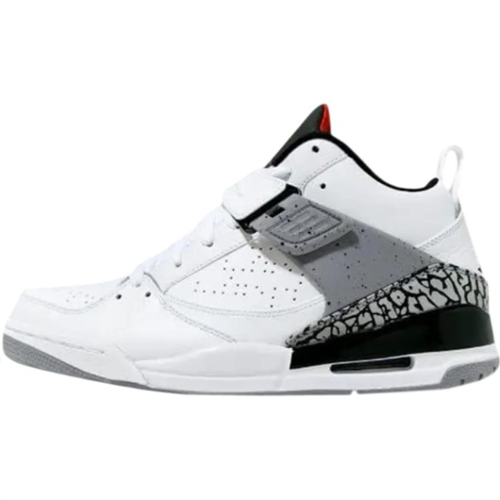 Jordan Jordan Flight 45 Mid top Basketball Shoes White Unisex