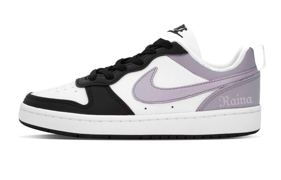 Nike Nike Court Borough 2 Skateboard Shoes Women's Low Top Black/White/Purple
