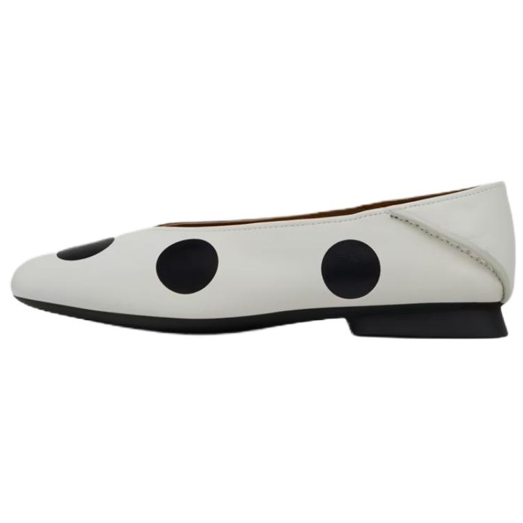 CAMPER Twins Calfskin Casual Shoes Women's White